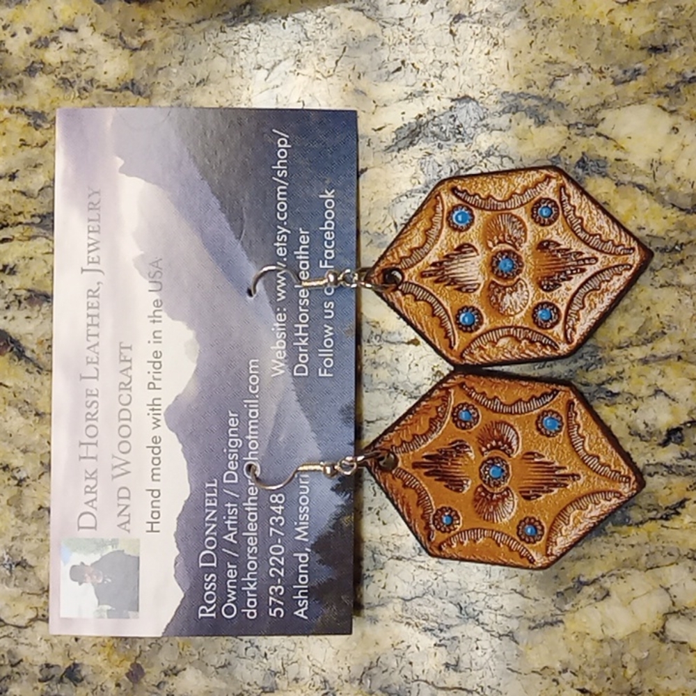 Western Leather Earrings